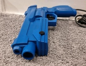 SEGA Saturn Virtua Cop Blue Light Gun &ndash; Fully Working (Shell Repaired)