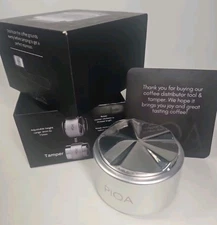 PIQA 53mm Coffee Distributor Dual Head Leveler Tool Expresso Hand Tamper