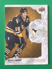 MARIO LEMIEUX (PITTSBURG) 2019-20 UPPER DECK ENGRAINED BASE CARD #42  /299