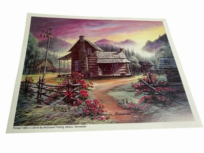 Arnold Mc Dowell Matted Framed Print ''Smoky Mountain Memories  1995