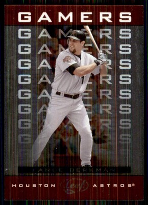 2005 Leaf Gamers #G10 Lance Berkman Houston Astros
