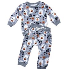 NWOT Baby Halloween Sweet-suit Jogger Outfit Ghost Pumpkin 3 month