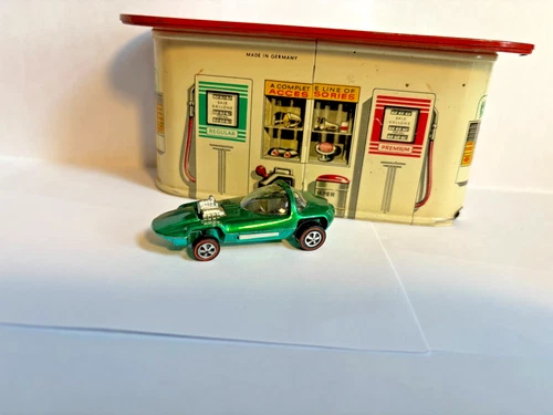 redline hot wheels Silhoutte (Green) minty