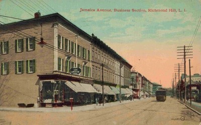 The Shops, Business Section, Jamaica Avenue, Richmond Hill, Queens NY 1915