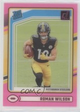 2024 Panini Clearly Donruss Rated Rookie Pink Roman Wilson #77 1oa8