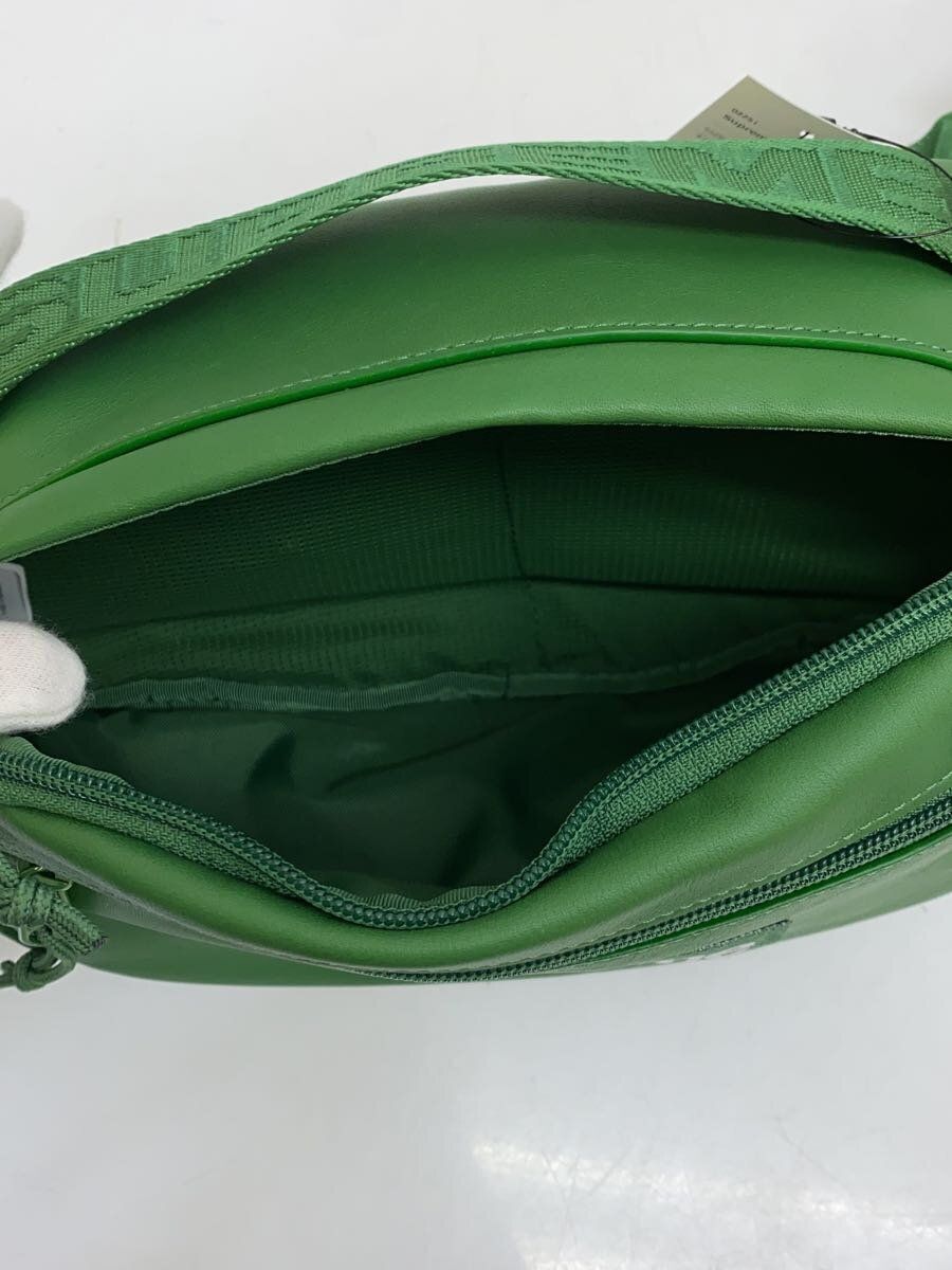 Supreme waist bag leather Green solid Used | eBay