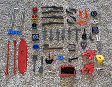 Misc Great Lot of Lego Parts Guns Swords Fire Helmets Other