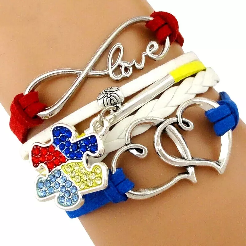 Autism charm hotsell bracelet