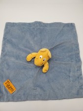 Disney Classic Tigger Lovey Security Blanket Blue Baby Nursery Plush Winnie Pooh