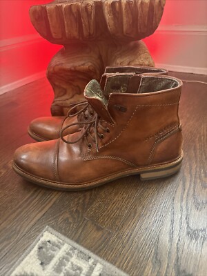 Bugatti BUGATTI Marcello | 311-37739-1100-6100 Brown Leather Ankle Mens Boots