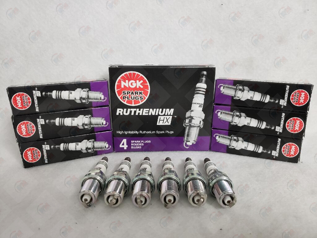 Ngk Spark Plugs NGK Ruthenium HX Spark Plugs - Set Of 6 (Part
