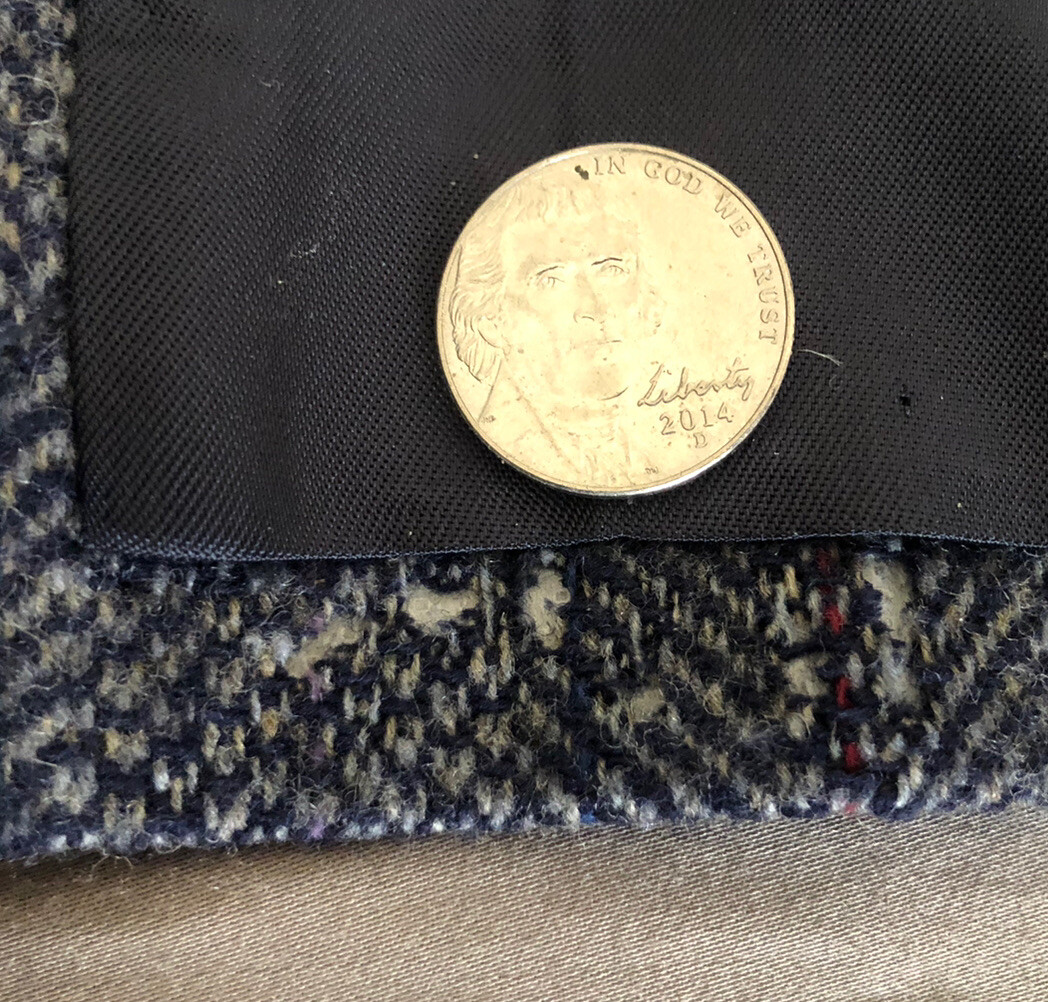 PENDLETON WESTERN  BLUE GRAY HERRINGBONE TWEED SP… - image 6