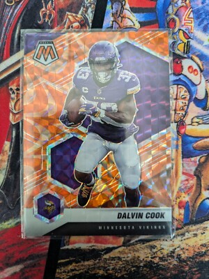 Dalvin Cook Mosaik 2021 lila und orange Prisma parallel