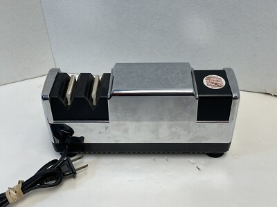 Chefs Choice 110 CHROME Electric Knife Sharpener 3-Stage Diamond Hone