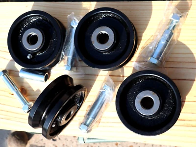 TXDASHCOVERS band sawmill Carriage cast iron caster wheels carriage rollers steampunk track v