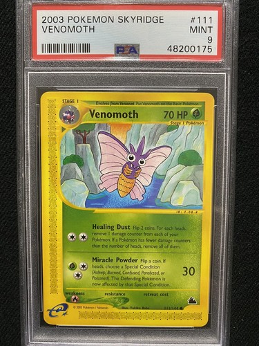Venomoth graded PSA 9 for sale on eBay