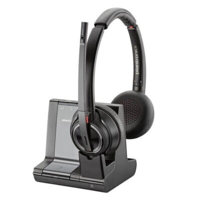 Plantronics SAVI W8220-M Office Stereo DECT Wireless 3-in-1 Headset - P/N 207326