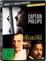 Dvd Captain Phillips + Philadelphia (2 Dvds)# Tom Hanks, Denzel Washington ++Neu