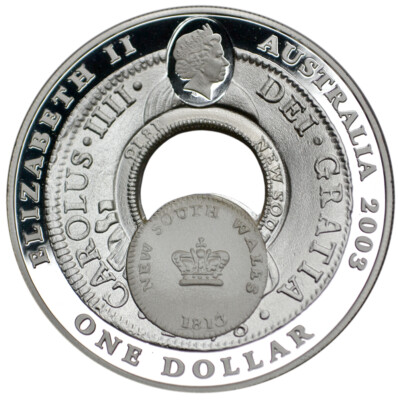 AUSTRALIA Holey Dollar & Dump 2003 Silver 1.75oz. Proof | eBay