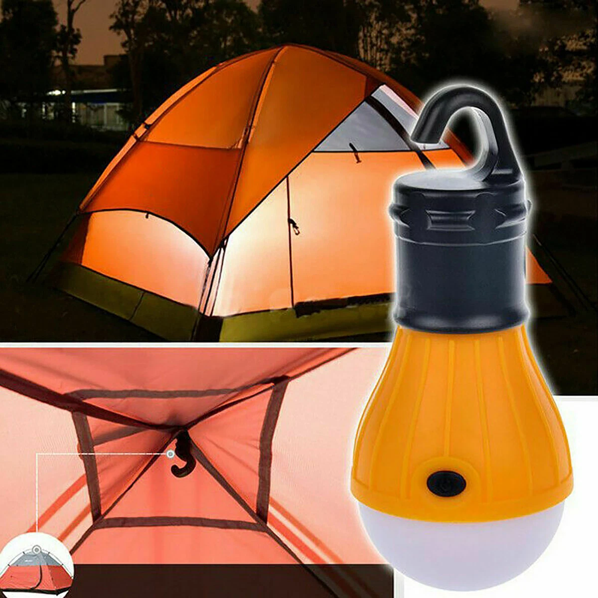 4 Camping Gear and Equipment Compact Camping Light Bulbs LED