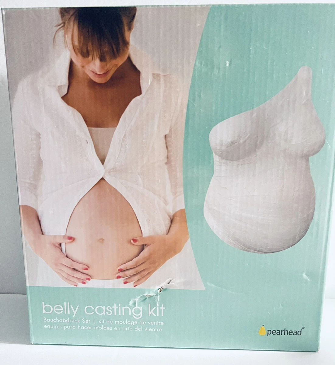 Pearhead Belly Casting Kit, Pregnancy Keepsake, Pregnant Belly Imprint DIY  Kit