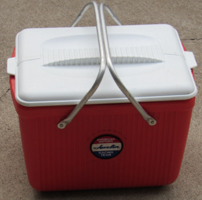 【USA vintage】50~60s ポロロン クーラーボックス アメリカ Vintage Poloron Plastic Cooler Aluminum Handles Picnic AMC AMX