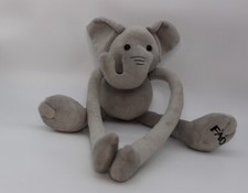 FAO Schwartz Long Sliding Adjustable Arms  Legs Elephant Plush 16" Toys R Us
