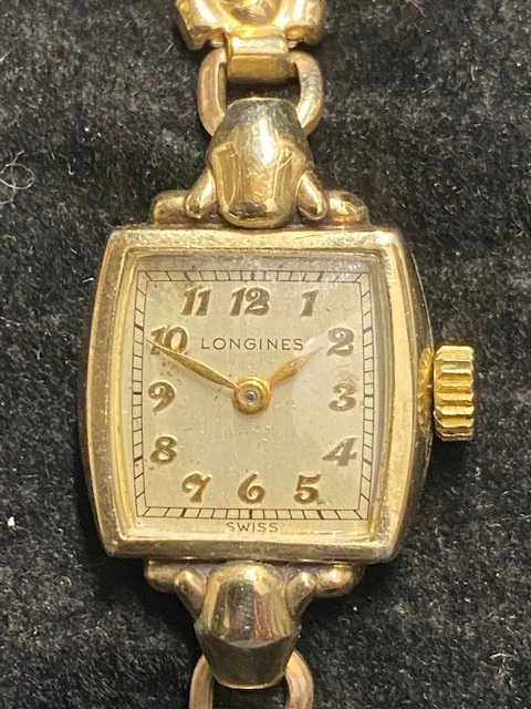 Longines ladies gold watch best sale vintage