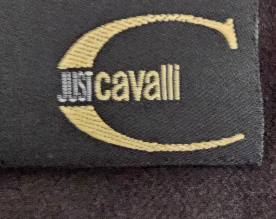 Just Cavalli Womens Shirt S Small M Medium Top Blouse Size Black Silk - Image 2 of 4