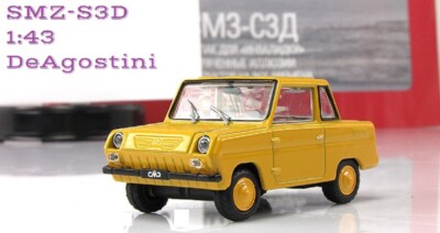 SMZ-S3D Invalidka 1:43 Deagostini ussr cyclecar microcar 1970S diecast scale 