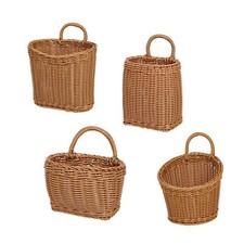 Woven Storage Baskets Flower Plants Wall Basket for Craft Room Home Pantry