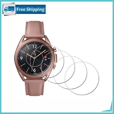 Bumper Case Plus Screen Protector For Samsung Galaxy Watch 3 45mm 3+1-Pack Glass