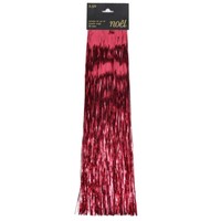 10X Lametta Rot 50 Cm Weihnachtsbaum Christbaumschmuck Weihnachen Deko (F000)