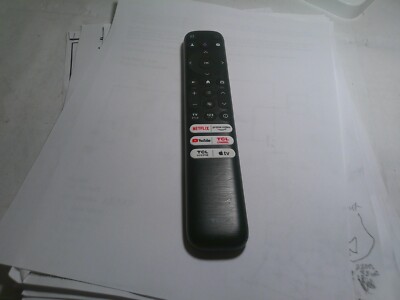 Incomplete -TCL TV Remote Control (RC813) with Netlfix/Prime/YouTube/TCL/AppleTv