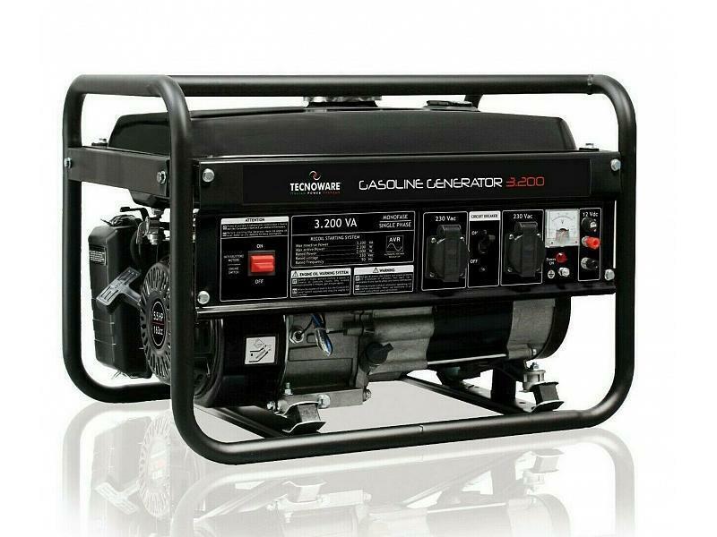 TECNOWARE GASOLINE GENERATOR 3200VA RECOIL ST FGE3200M