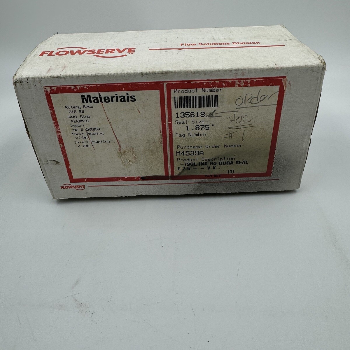 瀬生 NEW IN BOX! FLOWSERVE Zize 1.875