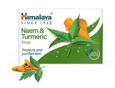 100% Kräuterneem/Kurkuma Schutzseife Kräuter Azadirachta indica Neem, Nimba