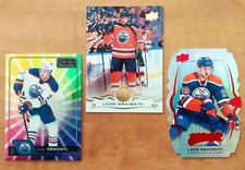 LEON DRAISAITL 2016-17 OPC COLOR WHEEL, COLORS & CONTOURS, 2018 SILVER FOIL