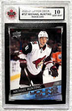2020-21 Upper Deck #727 Michael Bunting YG RC | KSA GRADED GEM MINT 10