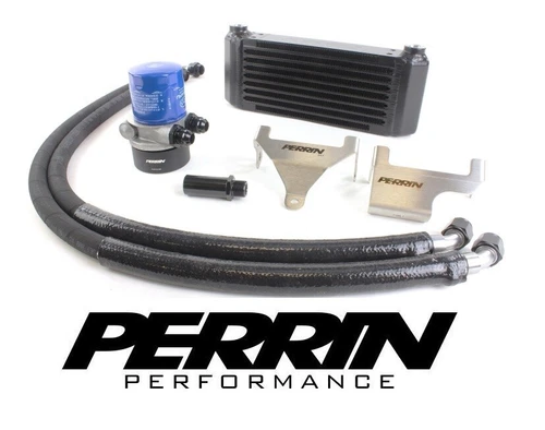 Perrin Performance engine oil cooler / heat exchanger for 2007-21 Subaru WRX STi