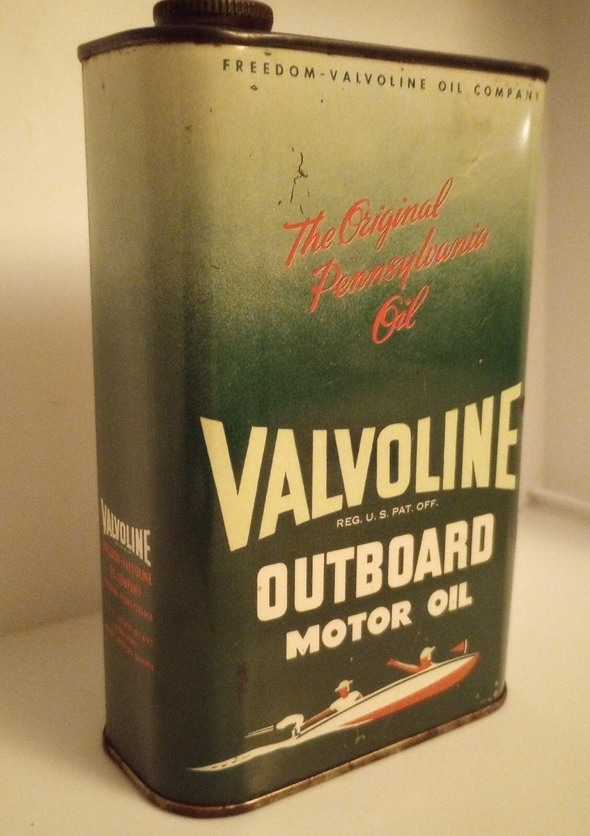 VINTAGE Valvoline Outboard Motor Oil 