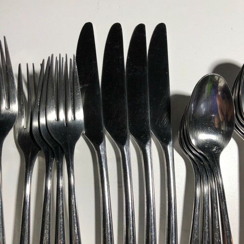 Lots of Pottery Barn Stainless Modern Flatware CHOICE of lot AUDREY LETTUCE OCTO - Picture 15 of 96