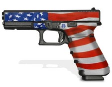 Glock 17 Gen 3 Decal Grip - Stars Strips