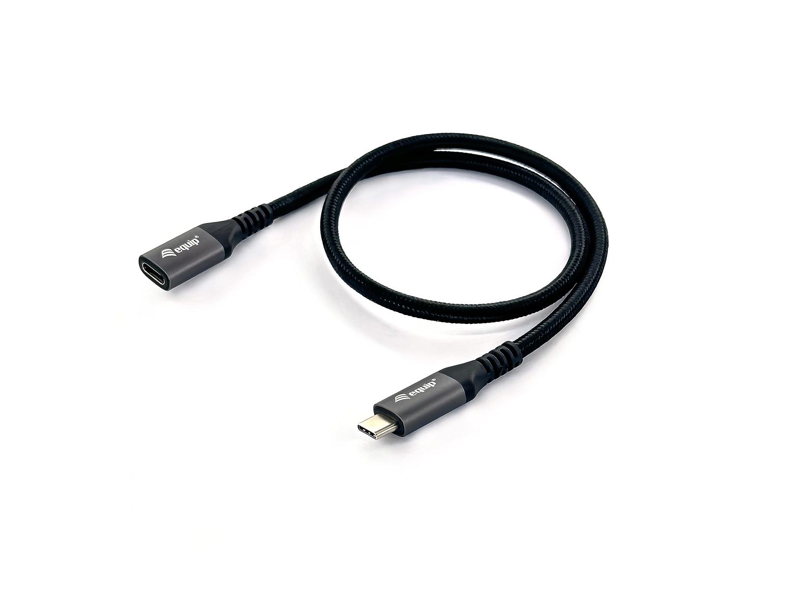 Equip 128370 USB 3.2 Gen 2 C to C Extension Cable, M/F, 0.5m, 4K/60Hz, 10Gbps, B