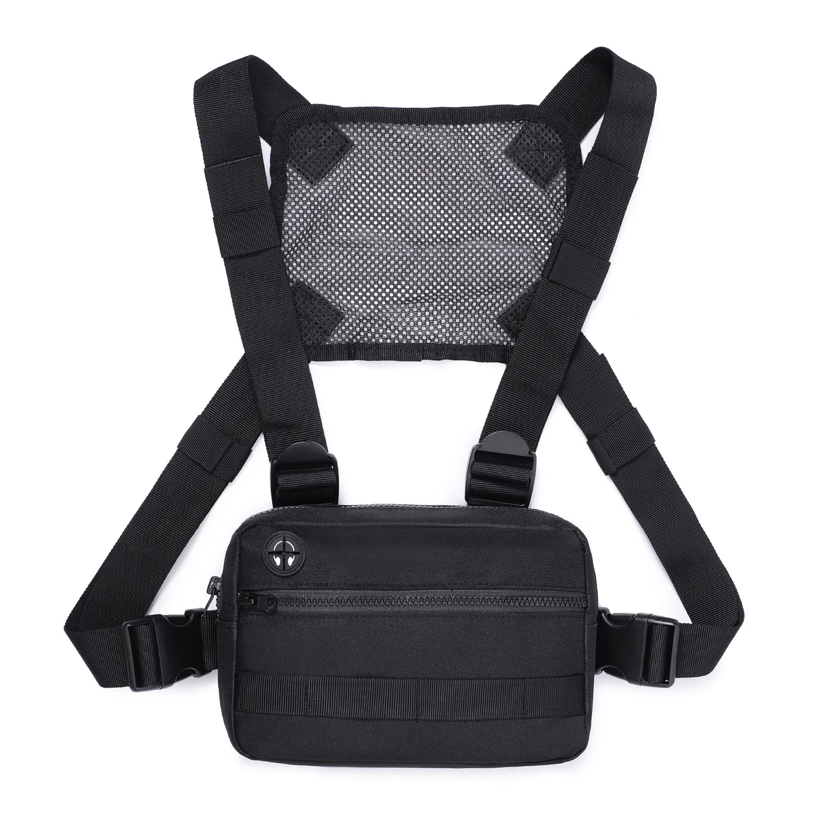 Tactical Men Hip Hop Chest Bag Outdoor Oxford Streetwear V est
