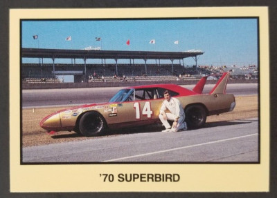 Plymouth Superbird 1990 NASCAR Racing Card #207 (NM)