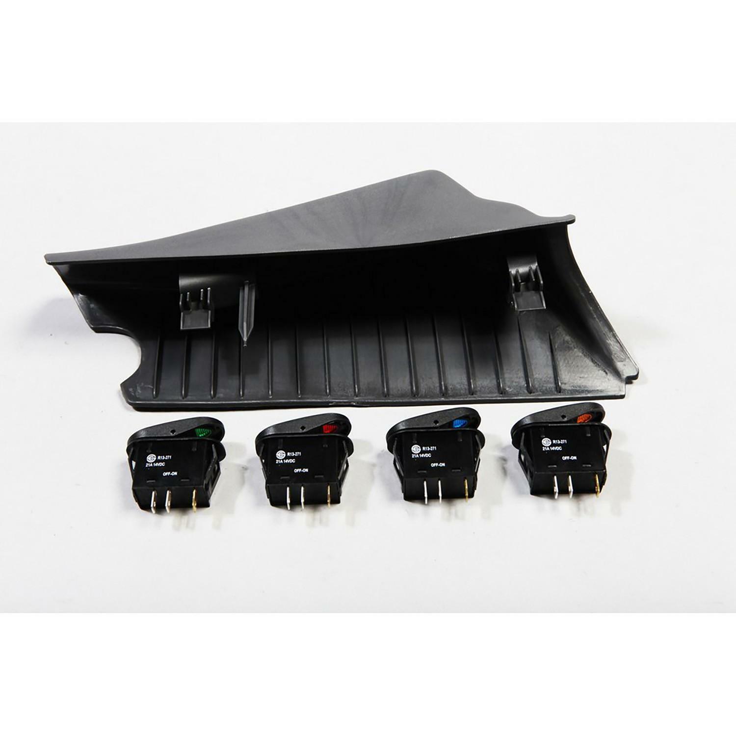 Switch Pod Kit Jeep Wrangler JK 2011-2018 noir montant A accessoire intérieur LHD robuste
