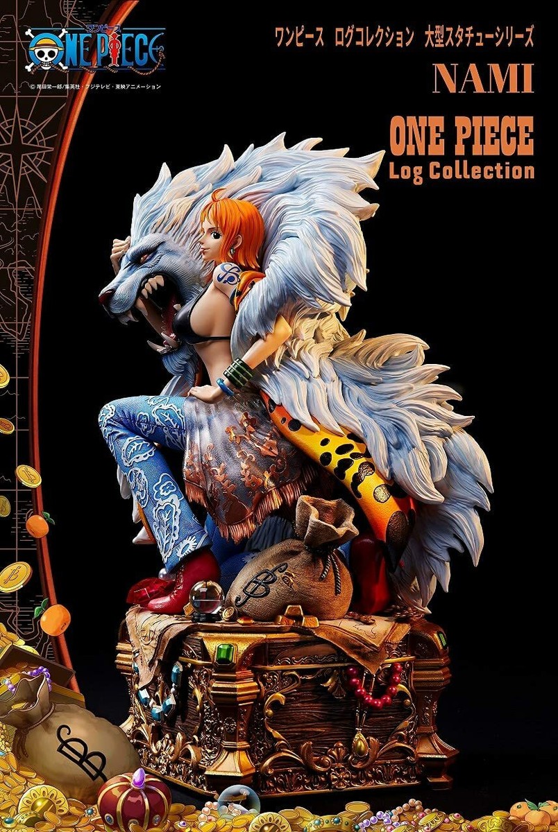 NEW One Piece Log Collection Large Statue Series Nami Unique