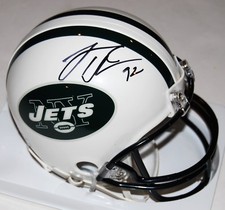 LEONARD WILLIAMS signed (NEW YORK JETS) mini football helmet *USC TROJANS* W/COA