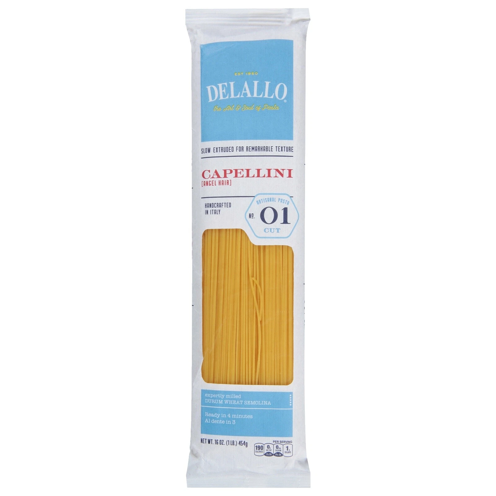 Pasta seca sin nueces